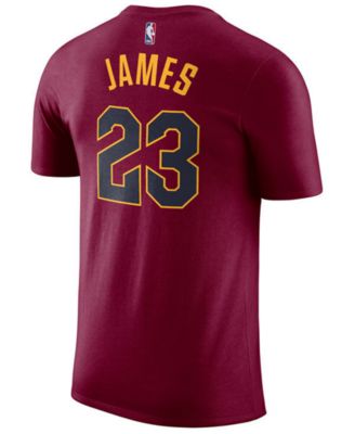Nike Men\u0027s Lebron James Cleveland Cavaliers Name \u0026 Number Player T-Shirt